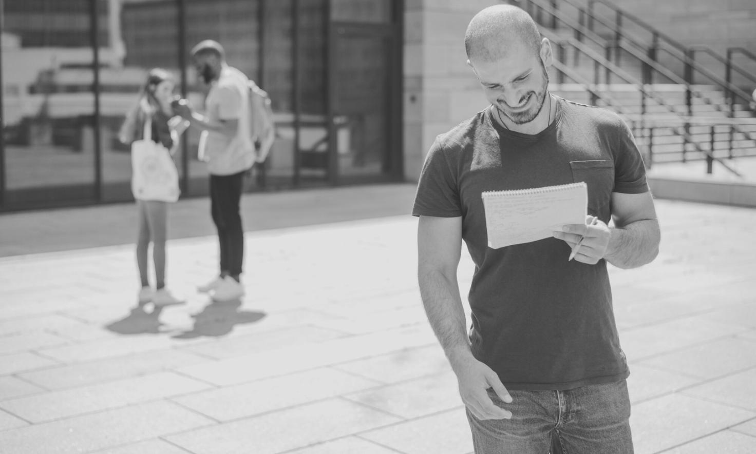 Professional financial planning workspace with documents and digital tools